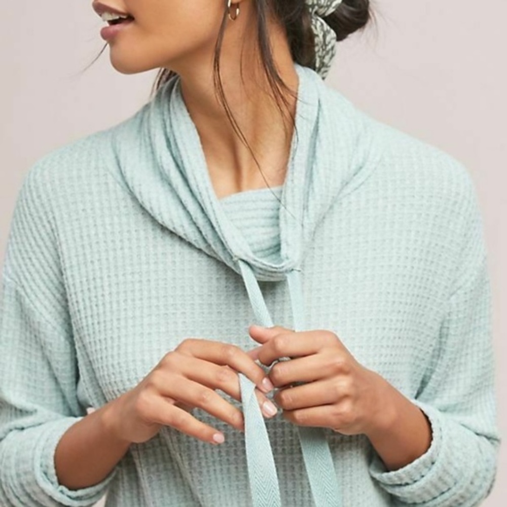 NWT Anthropologie Whistler Waffle Pullover - Picture 4 of 4